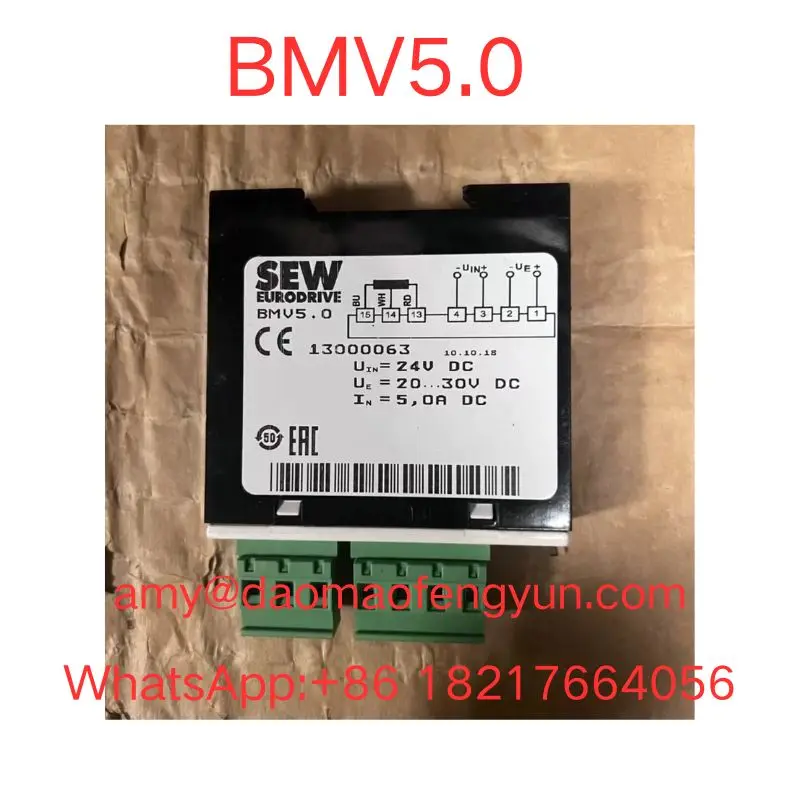 Brand  new  BMV5.0  Rectifier  Module  13000063  Input Voltage 24v DC