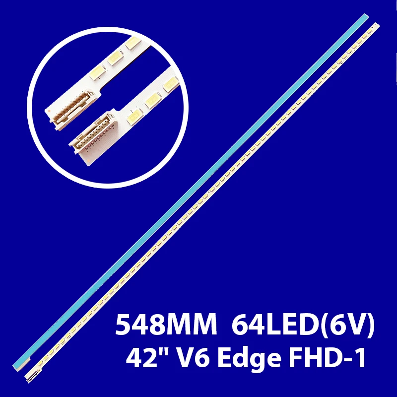 

2 шт./комплект светодиодных лент для 42LV5590 42LW5300-UC M420SV 42TL515U 42LV5400-UB MD30566DE-A 42VL863 42PFL7606K 42PFL7486 42/188N-GB-5B