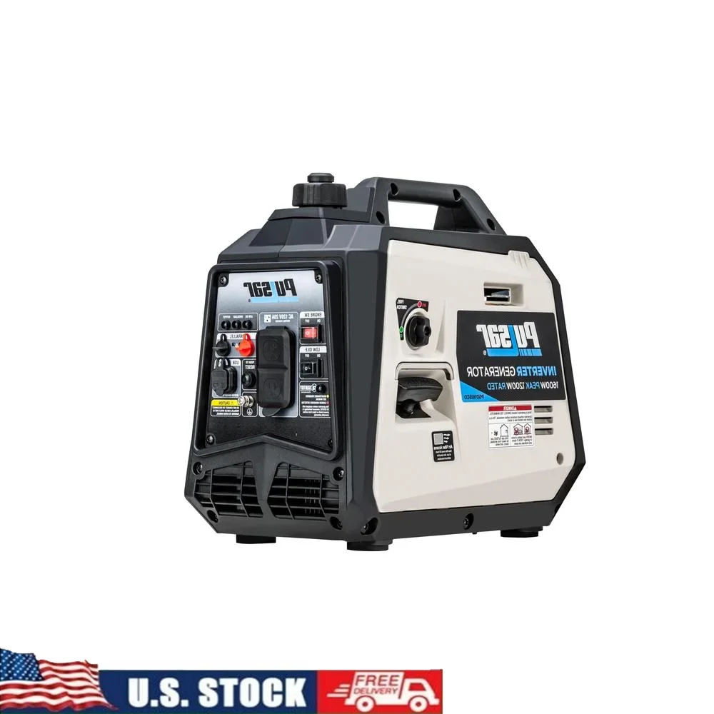 Ultra Light Quiet 1600W Portable Gas Inverter Generator Camping Residential Use CARB Compliant 57cc Engine 0.6 Gallon Tank