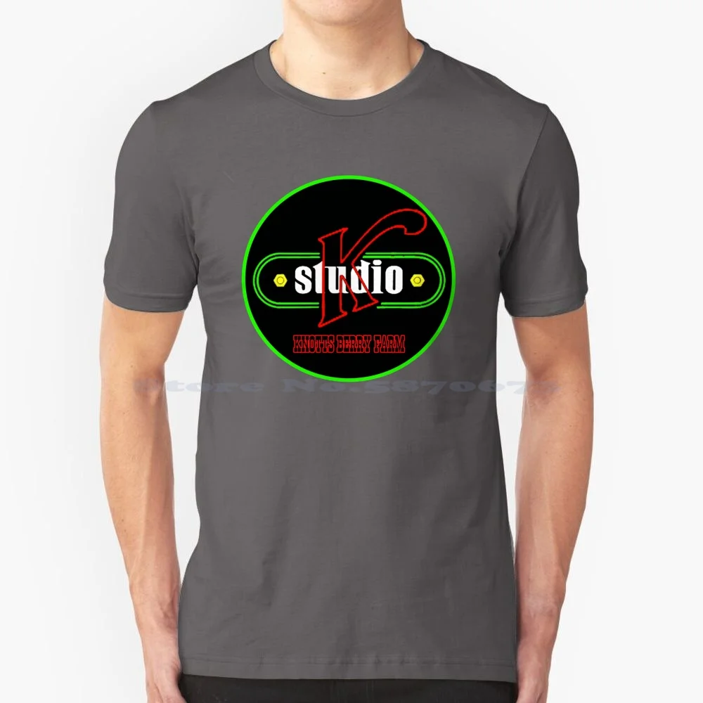 Studio K T Shirt 100% Cotton Tee Knotts Nightclub Dance Club Eighties 80s Orange County Buena Park Southern California