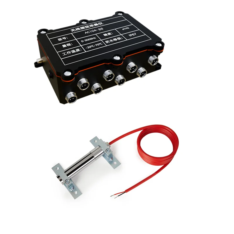 AC-301 Vibrating Wire Strain Gauge for Concrete Surface Measurement on Dams, Piers, Piles - 8-Channel Vibrating Wire Data Logger