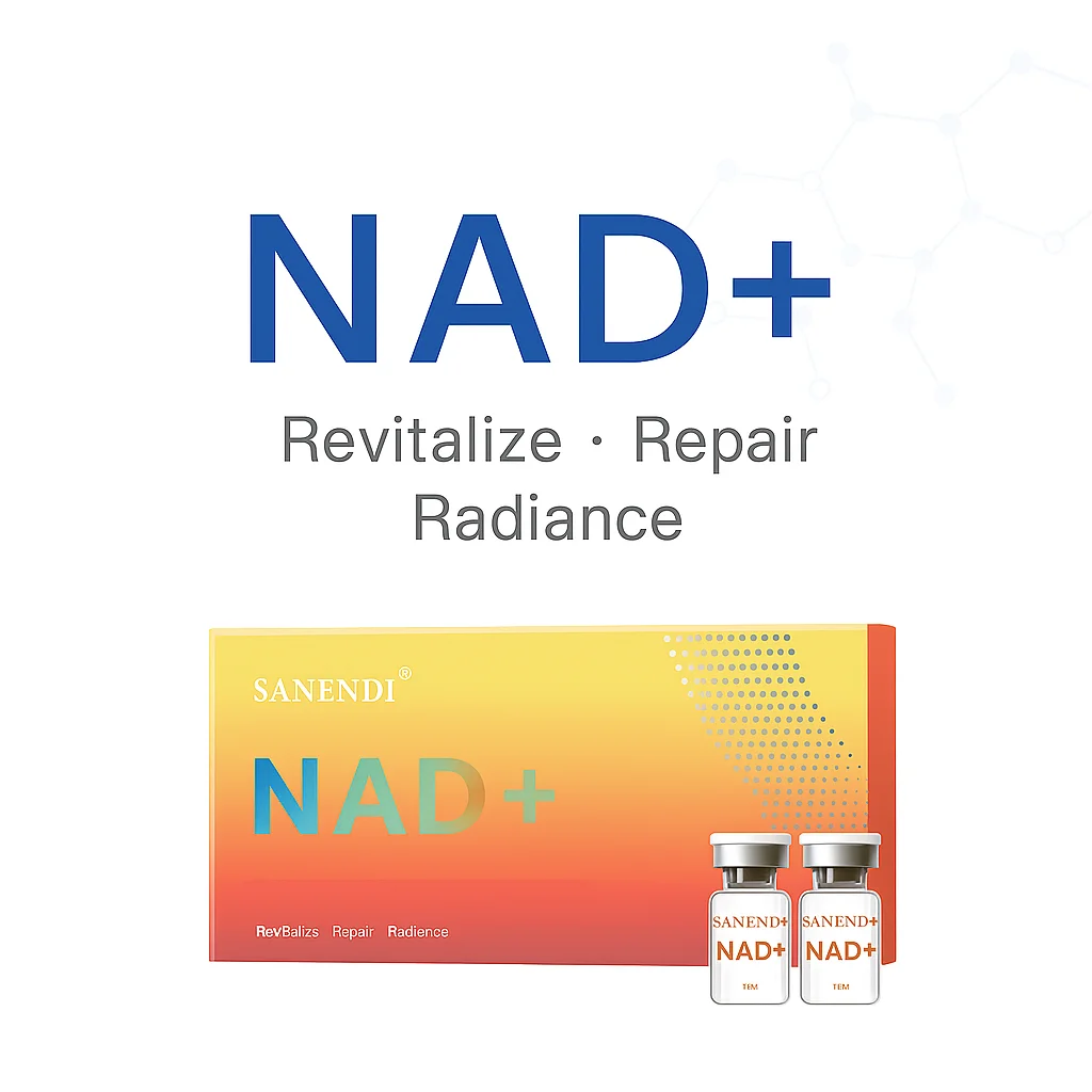 أحدث مصل NAD+ BIO لرفع الوجه PDRN Essence الببتيدات NAD Plus مصل Dr.Pen للشيخوخة والبشرة الباهتة 7 مل * 5 قوارير