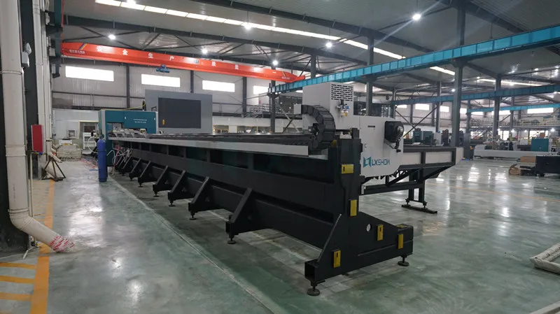 آلة للأنبوب عالية الطاقة 123TX آلة قطع الألياف باستخدام الحاسب الآلي 12kw قطع الأنابيب #3