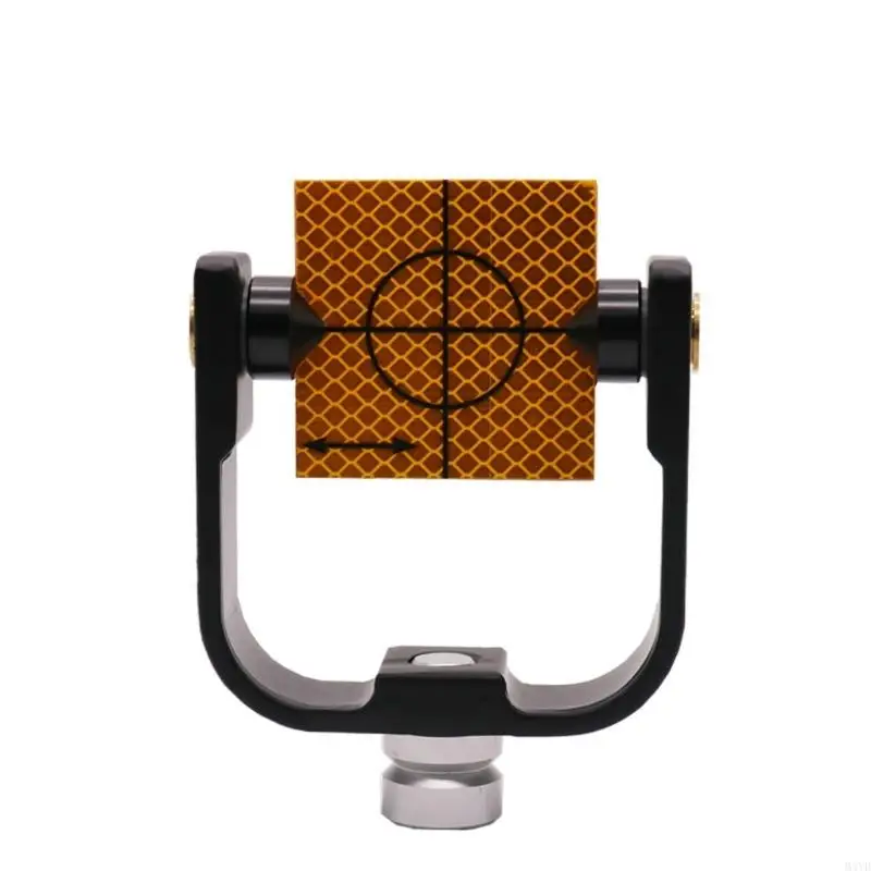 Aluminum Total Station Survey Plate with Reflective Face and Pivoting Frame for Repeat Measurement and Engineering Layout M4YD