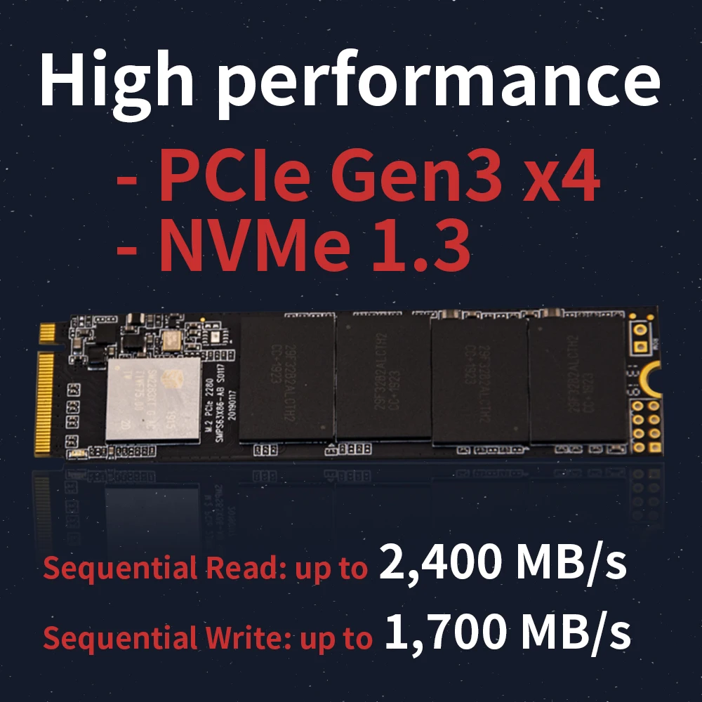 โปรโมชั่น kingchuxing SSD NVMe M2 256GB M2 NVMe SSD 512GB สถานะของแข็งภายในดิสก์ PCIe 3.0 SSD ไดรฟ์สำหรับแล็ปท็อป SSD41506