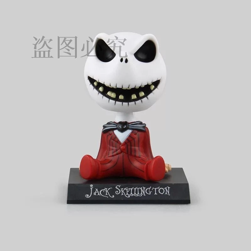 The Nightmare Before Christmas Jack Bobble Head Doll PVC Action Figure Model Toys Car Ornament Christmas Gift