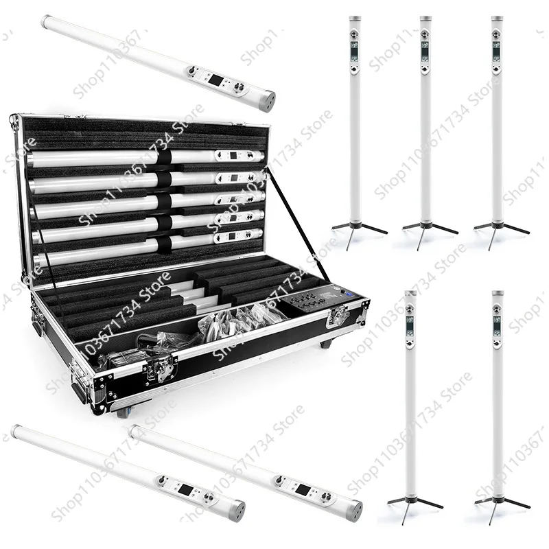 

Outdoor Battery Led Tube Light RGB 128 * 0.25W Waterproof Stage Light DMX512