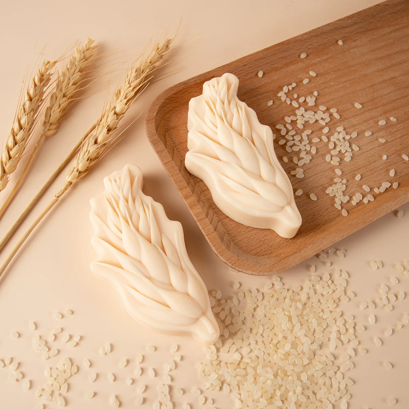 LAIKOU 80g Natural Rice Shampoo Bar Organic Solid Hair Wash for Oily Hair Deep Cleansing Volumizing Zero Waste Eco Friendly Soap