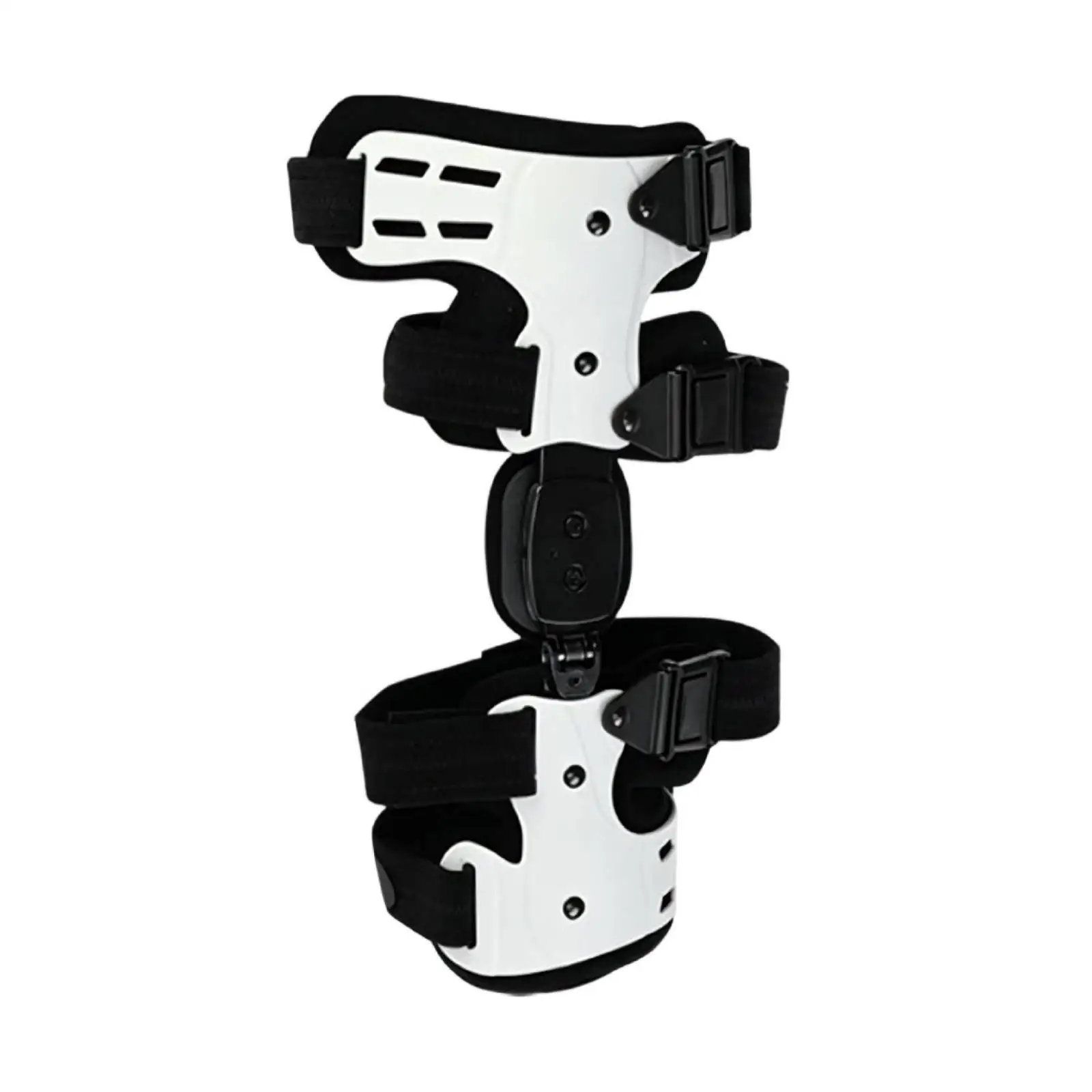 Adjustable Aluminum Frame Knee Brace with Hinge Stabilizer Support for Recovery Pain Relief Gym Workout Protection