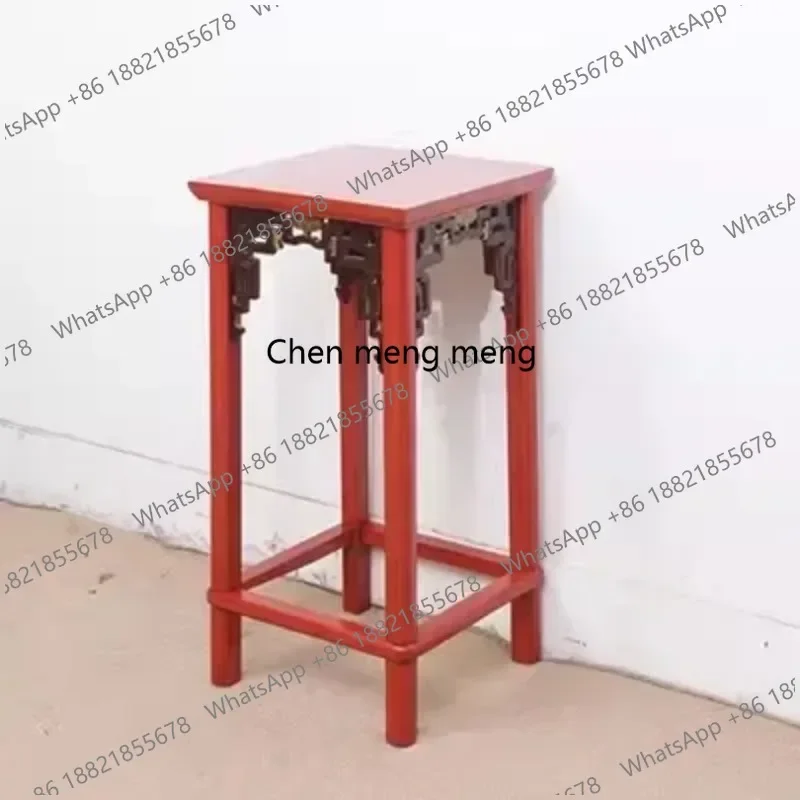 Customized New Chinese Style Antique Distressed round-Backed Armchair Royal Chair Leisure Solid Wood Armchair Palace Chair view 4