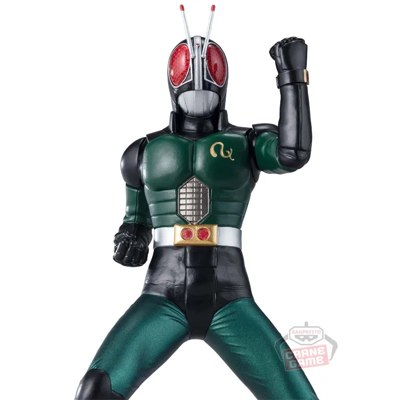 Bandai Banpresto Original Hero's Brave Statue Figure MASKED RIDER BLACK RX Anime Figure Action Figure Toys For Boys Kids Gifts