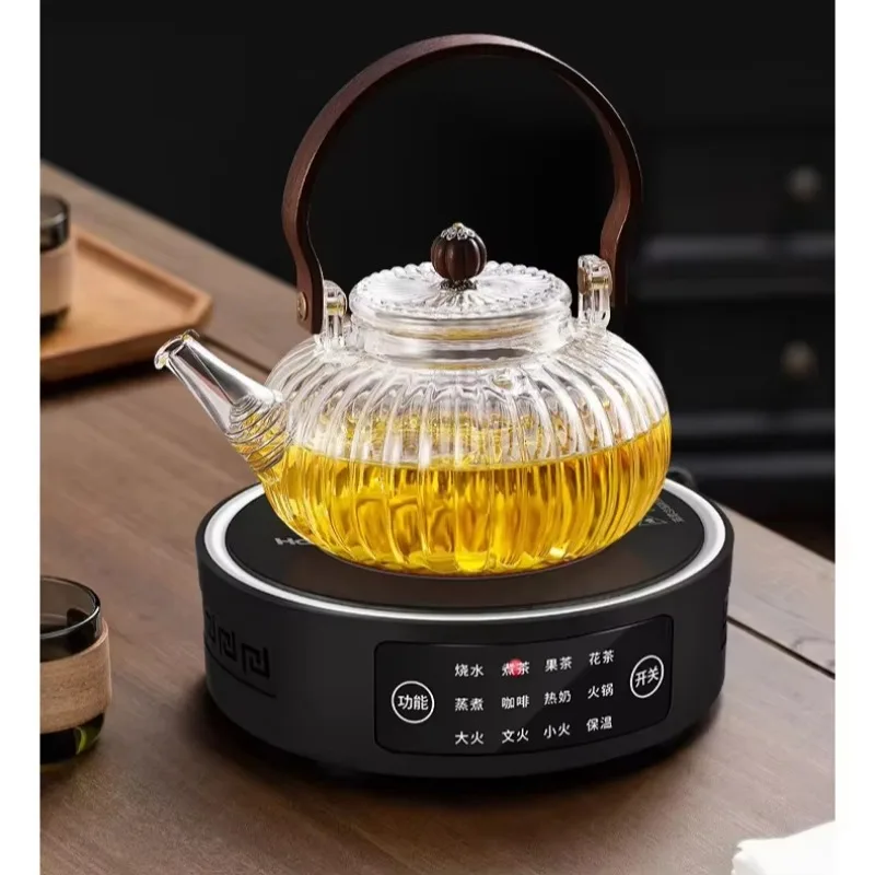 Multifunctional touch button electric ceramic stove for office and home use with boiling water and nice tea maker