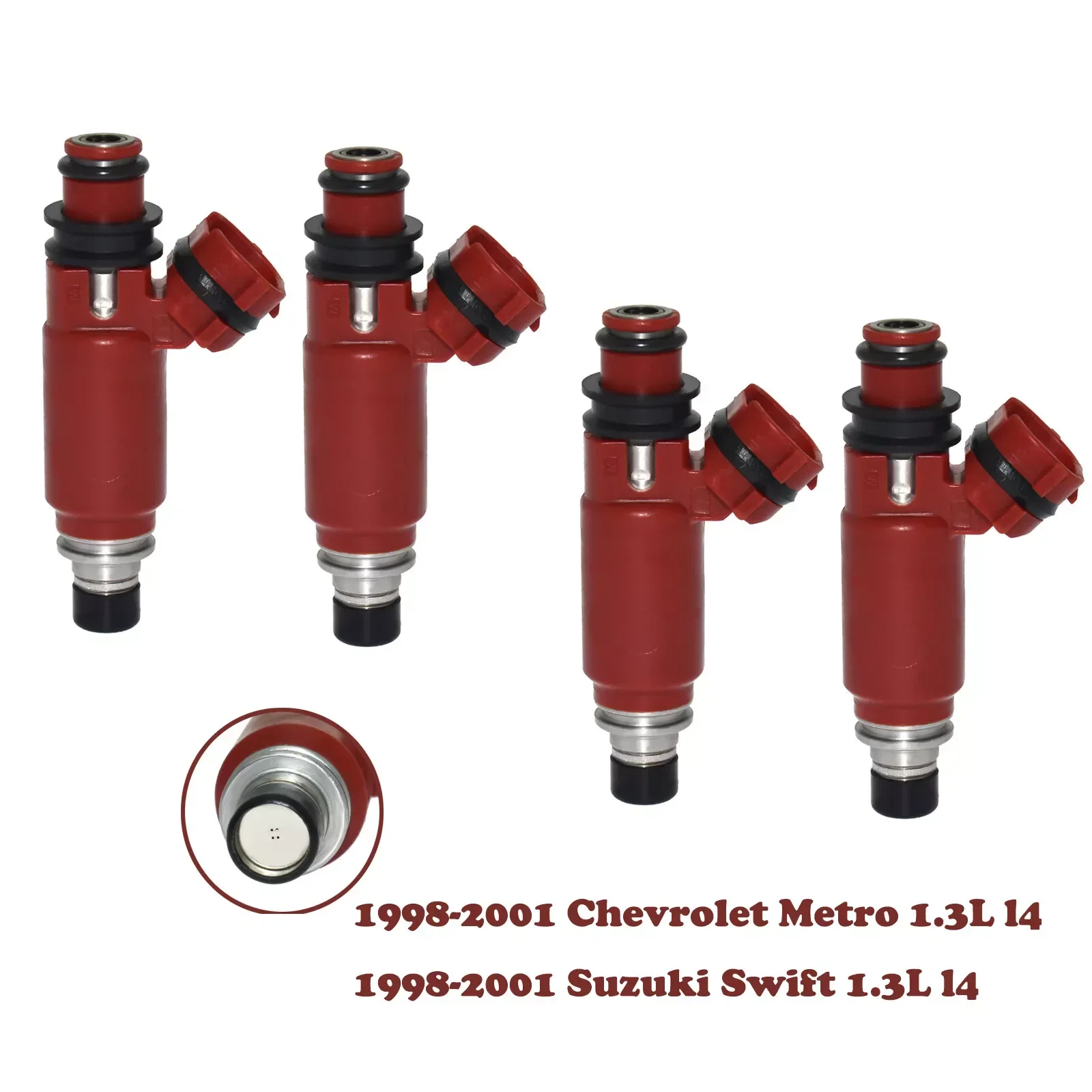 4pcs Fuel Injector 15710-52G00 195500-3260 for Chevrolet Metro for Suzuki Swift 1571052G00