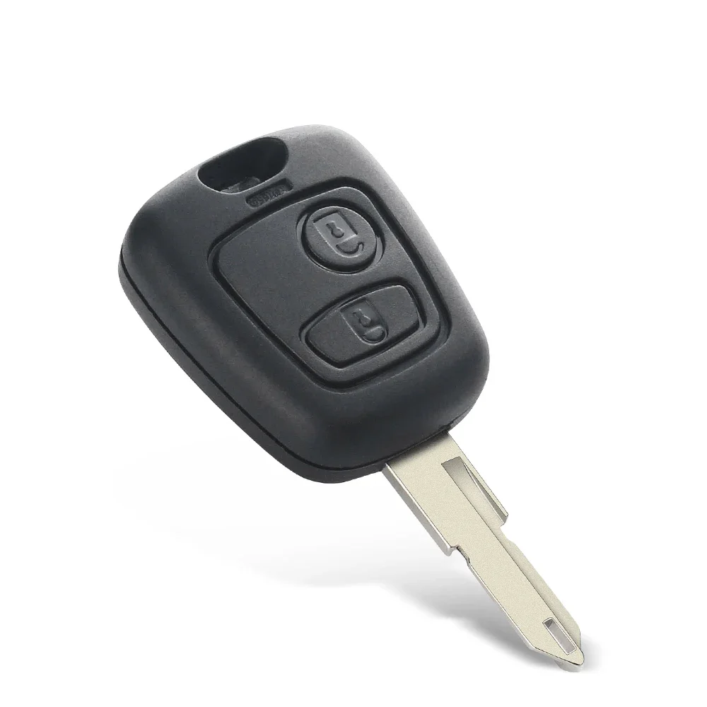 KEYYOU 2 SZTUKI do Citroen C1 C2 C3 C4 XSARA Picasso Peugeot 307 107 207 407 206 406 306 2 przyciski zdalnego pilota samochodowego