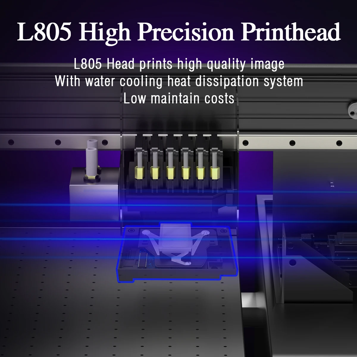 Imprimante UV A3 L805, Machine d'impression à plat, imprimante d'autocollants A4 UV DTF pour stylo acrylique métal bois imprimante UV A3 UV DTF Printer