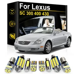 For Lexus SC 430 400 300 SC430 SC400 SC300 1991 2000 2005 2006 2007 2008 2009 2010 Car LED Interior Light Canbus Accessories