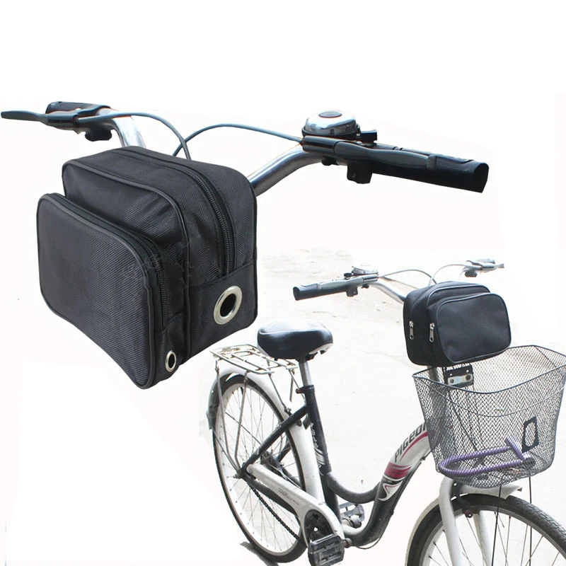 Bicycle Battery Front Bag Oxford Cloth Bag Rainproof Wear-resistant ebike Battery Bike Bag Bicycle Accessories