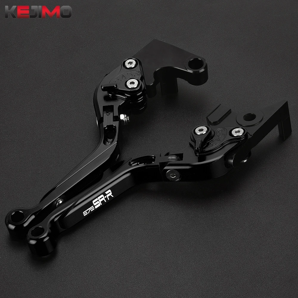 

Motorcycle FOR CFMOTO CF MOTO 675SR-R 675SR 675 SR/SRR CF675SRR 2025 Extendable Brake Clutch Levers Handlebar Handle Grips Ends