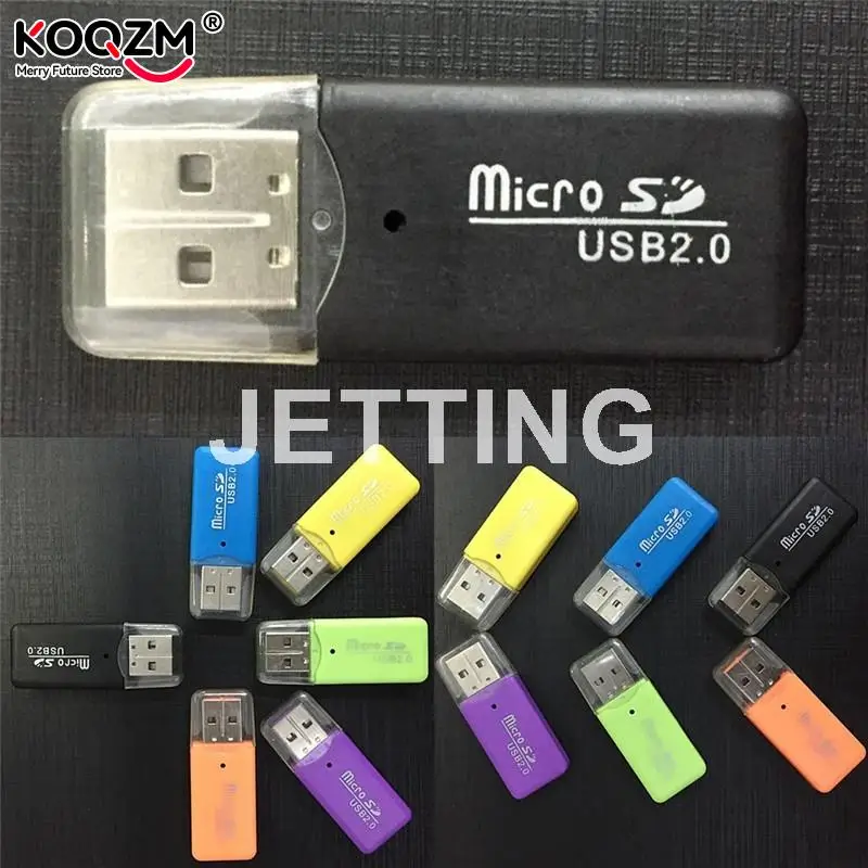 JETTING Hot Mini USB SD/MMC Memory Card Reader 480Mbps For Computer Laptop USB Card Drop Shipping