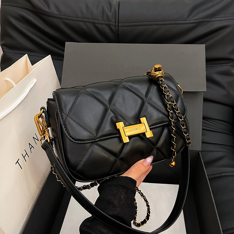 

Classic Women's Handbag In Leather, Shoulder And Crossbody Bag Style, Luxury Elegant Design For Ladies By Famous Designer