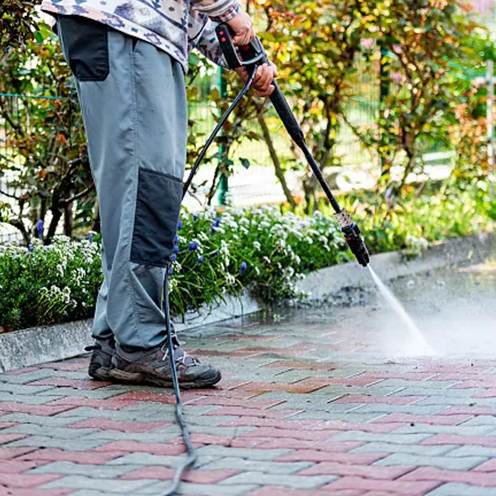 

Gardening Tools 3/4" Male Female Adapters No Leak Garden Fittings Effortless Hose Connection Protects From Severe Weather