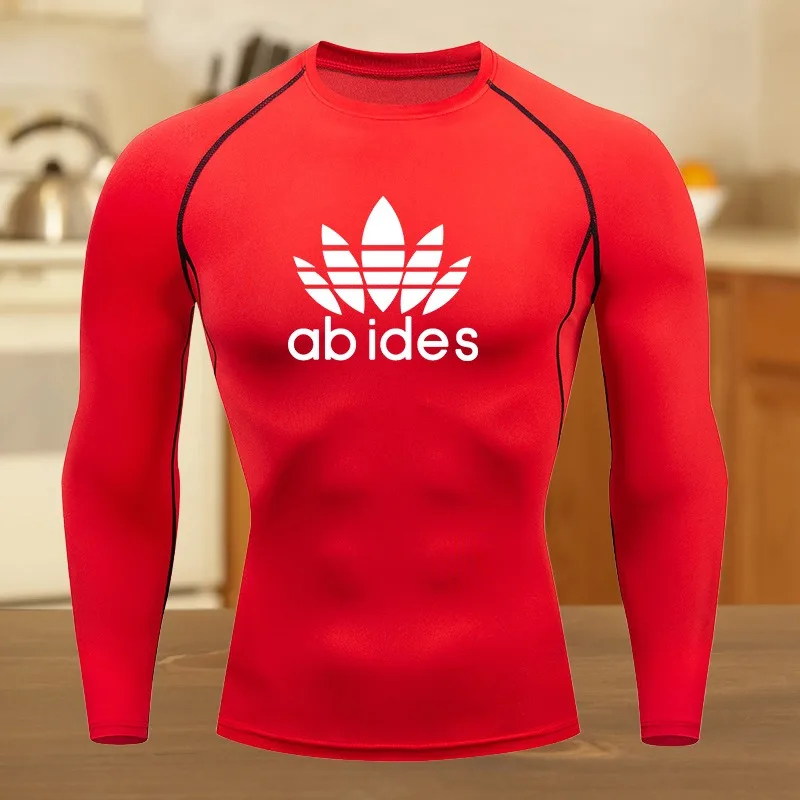 تي شيرت للياقة البدنية مريح للرجال برسومات جرافيك قابلة للتنفس بقصة ضيقة للصيف والصالة الرياضية والركض والتدريب بدلة لياقة بدنية مرنة للجري #3