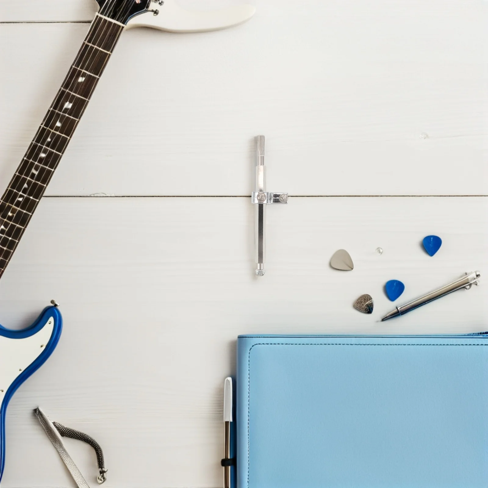 

2Pcs Drum Pedal Beater Connection Rod Sturdy Replacement Part for Bass Drum Kit Precision Control Fast Installation No Tools