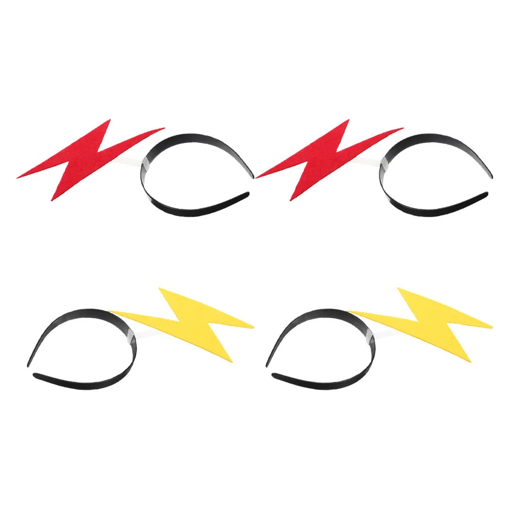 

4Pcs Wacky Headwear Fun Holiday Accessories Unique Hairstyle Look Comfortable Party Carnival Hairband for Women Teens New Year