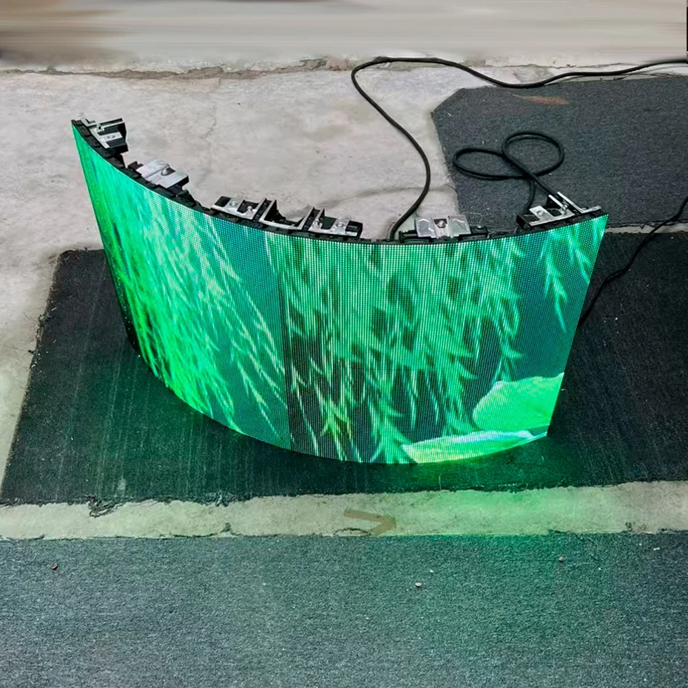 LED VISUAL Outdoor Seamless Splicing P2.6 P2.9 P3.91 P4.8 Stage Background LED Video Wall Flexible Rental Display Screen - view 3