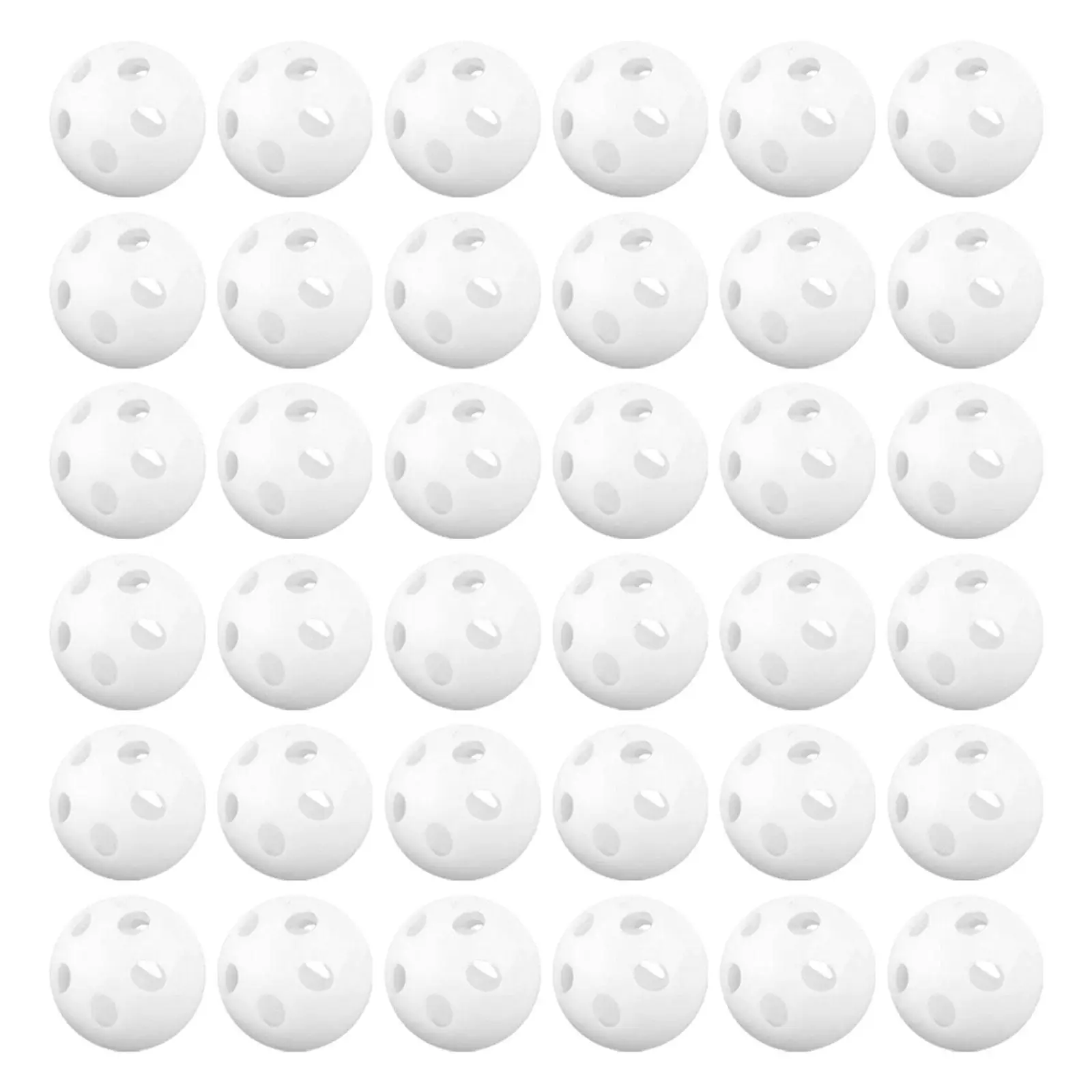 60Pcs White Rattle Balls Plastic Rattle Insert Balls for Crochet Baby Rattles DIY Craft Kits Newborn Sensory Development Shaking
