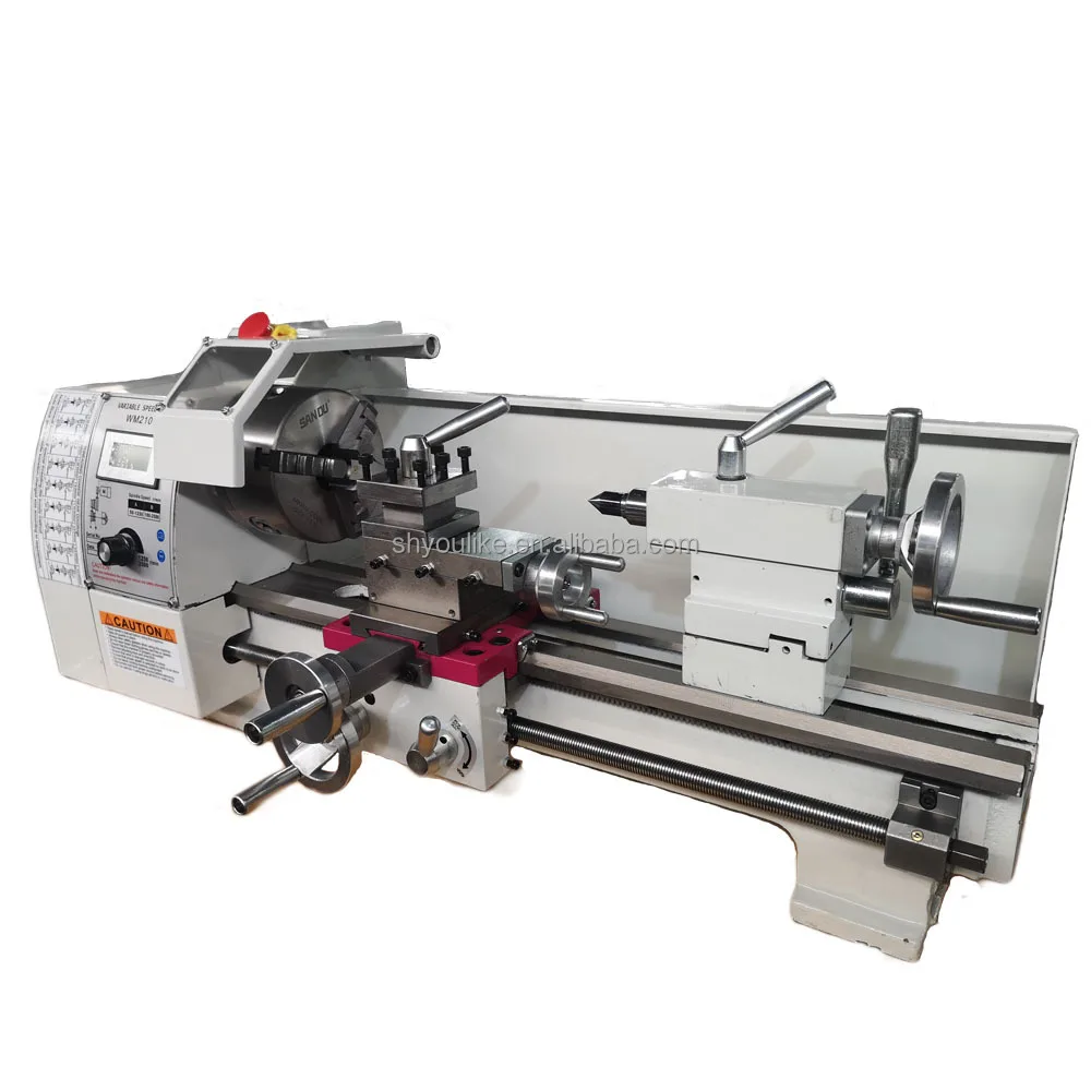 The Latest  1100W brushless WM210V Bench lathe machine Mini Metal Lathe Machine 8\