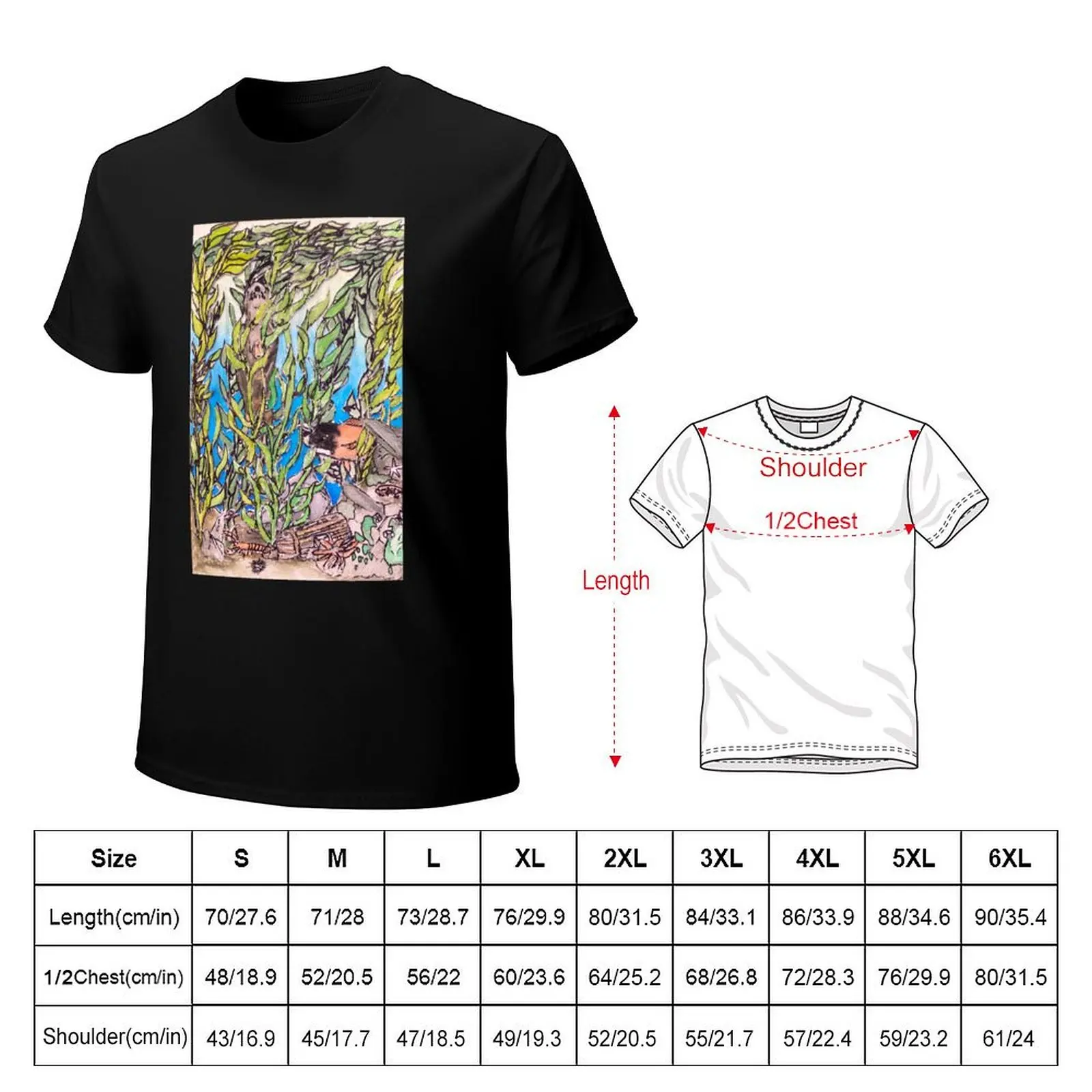 Kelp Forest Daydream T-Shirt Standard Fit Solid Tee Shirt