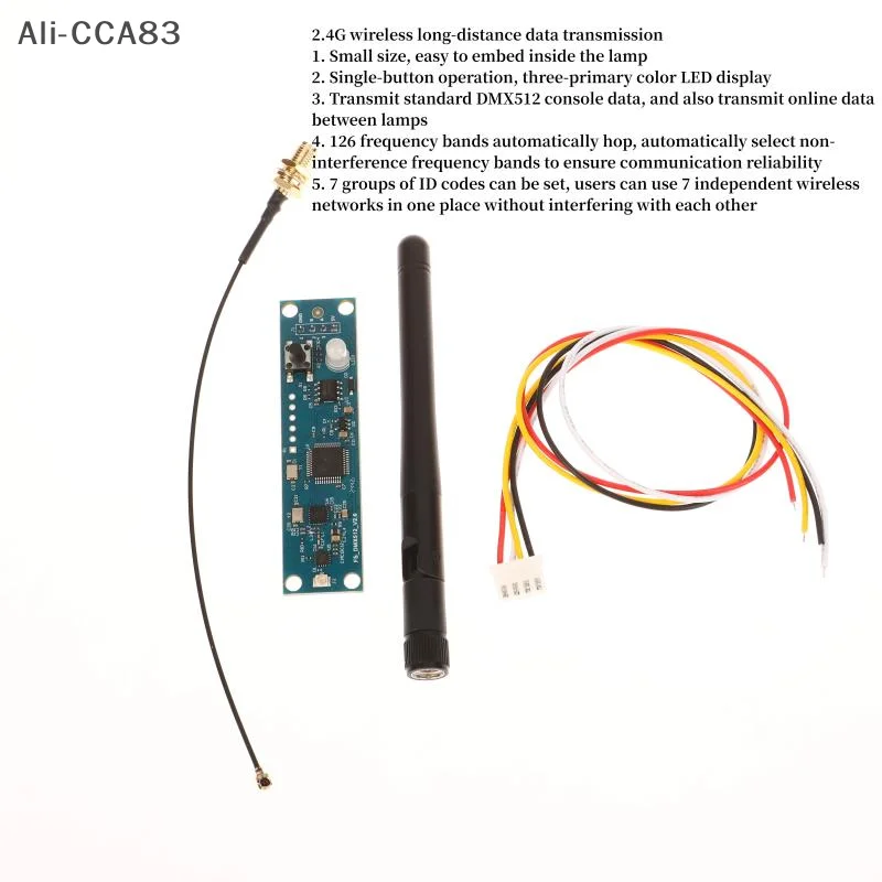 

Wireless Dmx 512 Controller PCB Module Light Control Professional Stage Lighting Effect 2 In 1 Receiver Transmitter