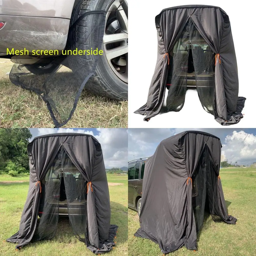 

Портативная водонепроницаемая палатка-укрытие для активного отдыха: 4.9x4.9x7.5 футов с 6 колышками для палатки