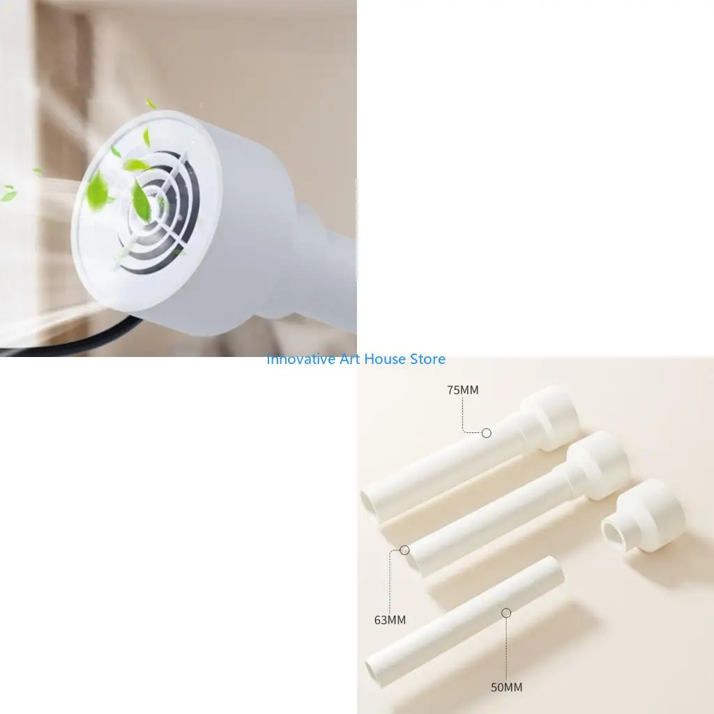 E1PC Energy Efficient Inline Duct Fan for Enhances Air Circulations in Residential Area Kitchen Ventilation Fan AC100-240V