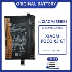 New Original BM57 For Xiaomi Poco X3 GT 5000mAh Phone Battery Bateria Batteries Fast Shipping