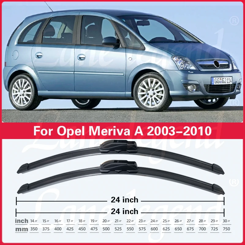 3PCS For Opel Meriva A 2003 - 2010 24\