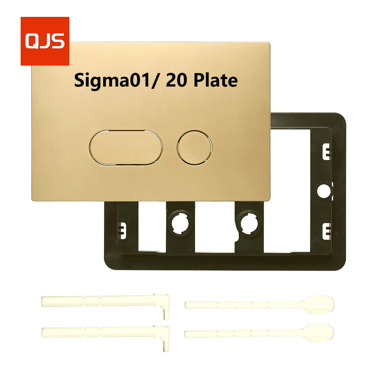 

Кнопка смыва для унитаза, двойной смыв, с комплектом рычагов смыва и монтажной рамкой, для Geberit Sigma 01, 20, 30, 50, Up320 (золото)