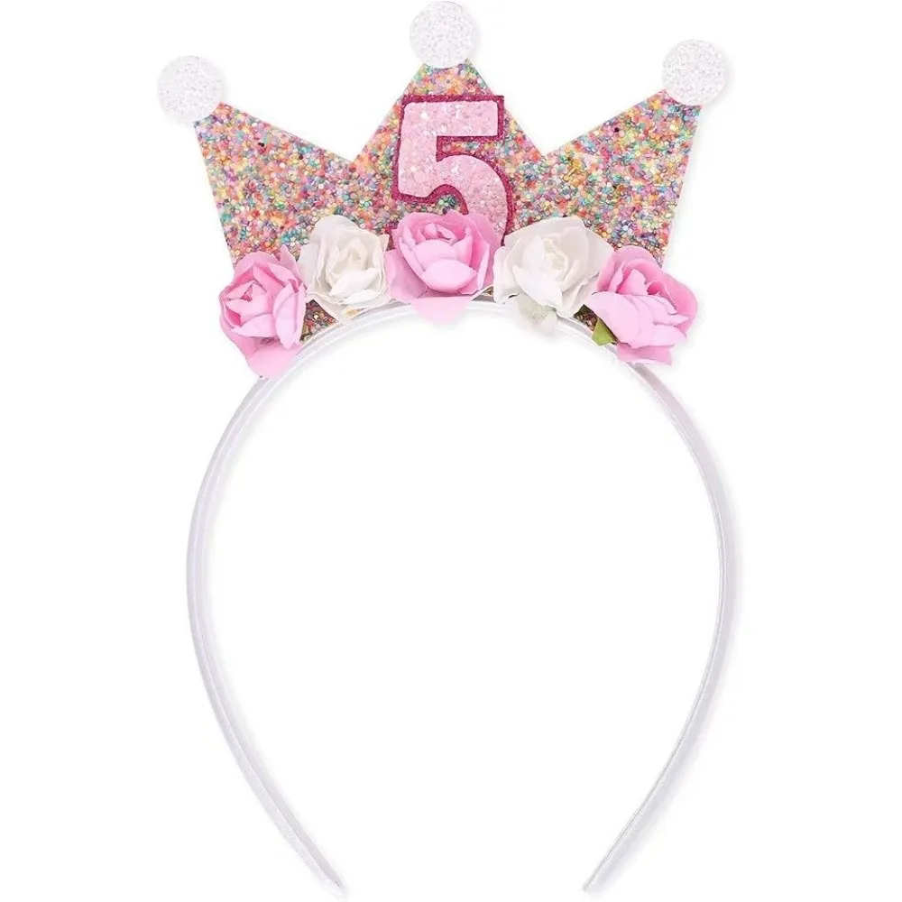 Sparkle Flower Crown Headband