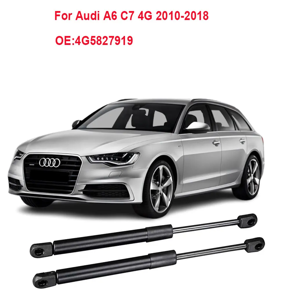 2PCS Rear Tailgate Boot Trunk Gas Spring Struts For Audi A6 C7 4G5 4GD 4GC 4G2 2010 2011-2018