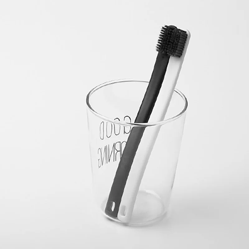 الإبداعية لينة الخيزران فرشاة أسنان من فحم الخشب شعيرات نايلون فرش الأسنان الكبار تنظيف الأسنان فرشاة الأسنان أدوات العناية بالفم الأسنان