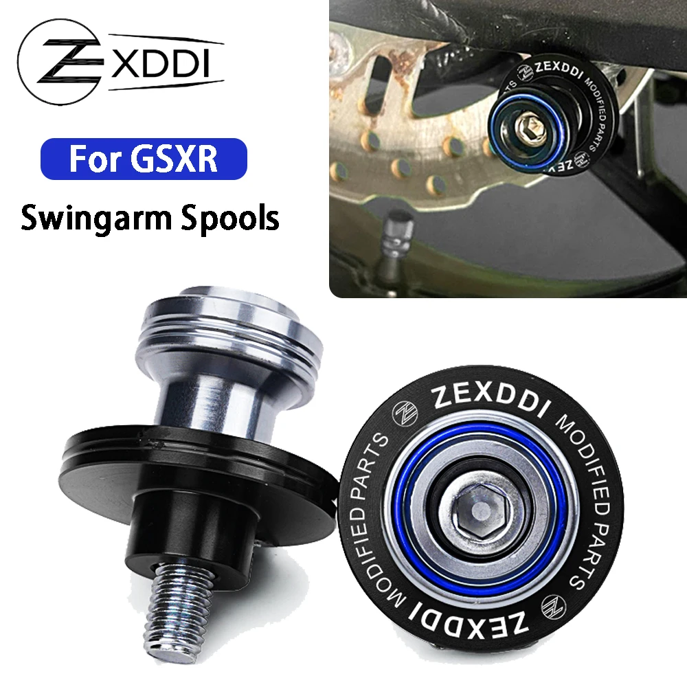 Fit For Suzuki GSXR GSX-R 1000 750 600 K1 K2 K3 K4 K5 K6 K7 K8 K9 K11 CNC M8 Motorcycle 8MM Swingarm Spools Slider Stand Screws