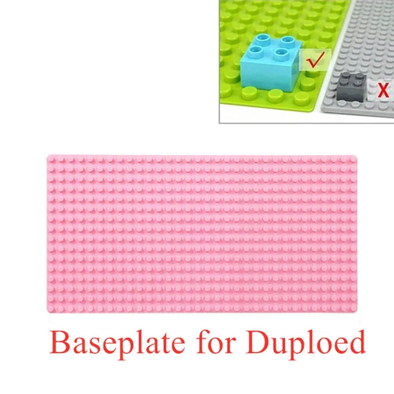 Bodemplaat 16*32 Dots Duploed Grote Basis Bouwstenen Grondplaat Bakstenen Klassieke Bakstenen Kinderen Speelgoed Compatibel met Merk Blokken