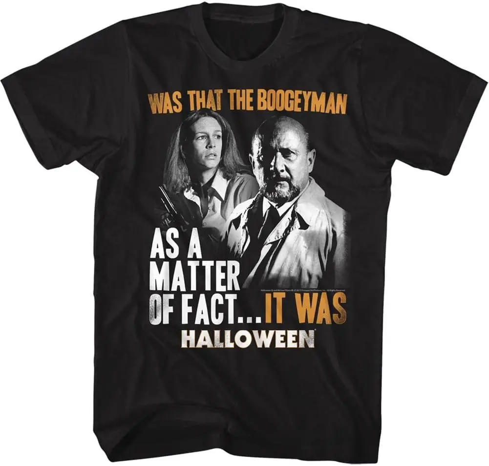 A&E Designs Halloween T-Shirt was That The Boogeyman Black Tee