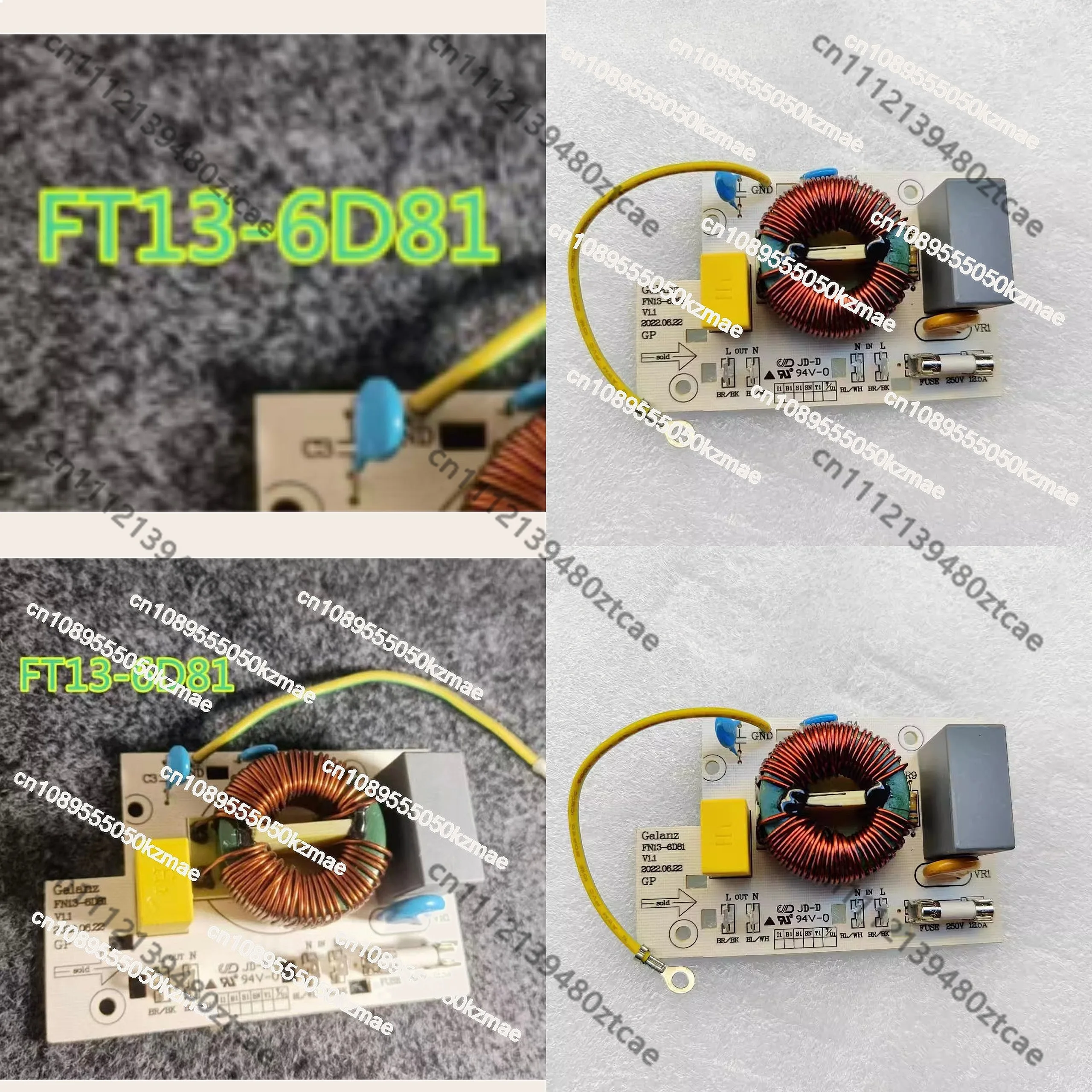 Suitable for FN13-6D81 Microwave Oven Filter Main Board Circuit Board Protection Board Replacement