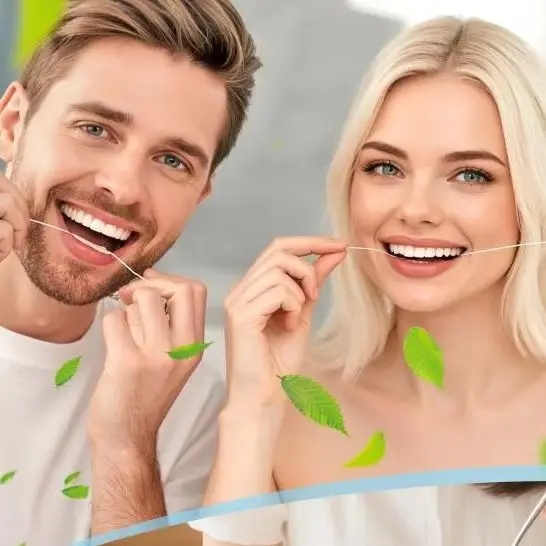 

Portable 50m Dental Flosser with Case: Oral Care Floss Roll for Essential Teeth Cleaning & Hygiene