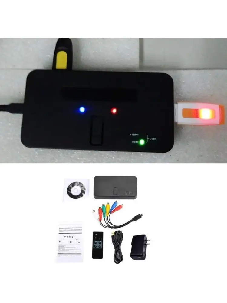 

652F 1080P Game Captures Card With Sound Input No Computer Required Heat Dissipation Design Supports Card USB Storage Remote