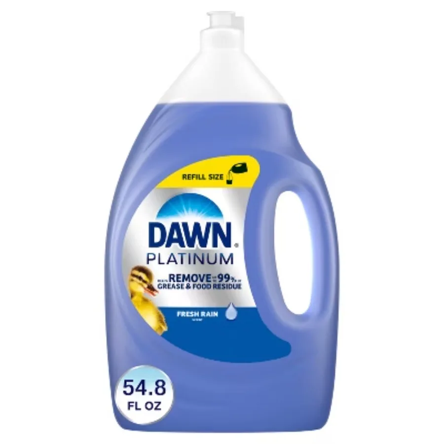 Geschirrspülmittel – Fresh Rain Dew – 54,8 fl oz – Geschirrspülmittel zum Reinigen, Sie können sie sehen und fühlen