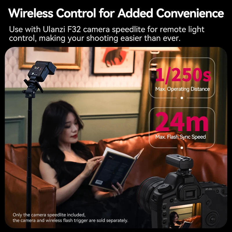 Ulanzi-disparador de Flash inalámbrico TT-01, montaje de zapata Universal para Sony, Canon, Nikon, Fuji, Olympus, Pentax, Ulanzi F32, Speedlight