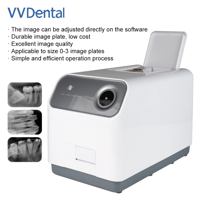 

VVDental MC1 Dental Image Plate Scanner Digital Intraoral X-Ray Imaging System w/ HD 2pcs Films Precise Quick for Dentistry Lab